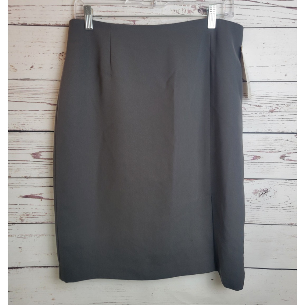 NWT Vtg Evan Picone Work Skirt Thyme Color Pencil Straight Formal Womens Size 12